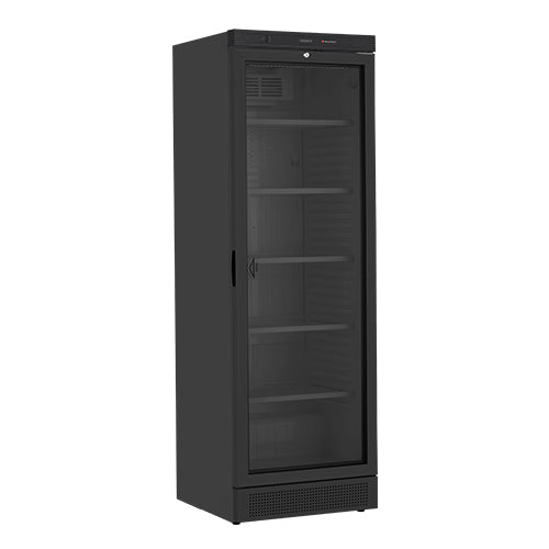 Armoire a boisson porte vitree noire sans canopy 372l 5 grilles (500x360) — Technitalia challenge