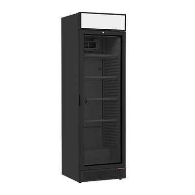 Armoire a boisson porte vitree noire avec canopy 372l 5 grilles (500x360) — Technitalia challenge