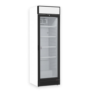 Armoire a boisson porte vitree blanche avec canopy 372l 5 grilles (500x360) — Technitalia challenge