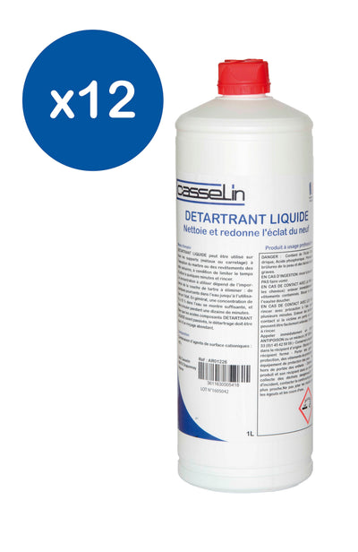 Lot de 12 - Détartrant liquide 1L