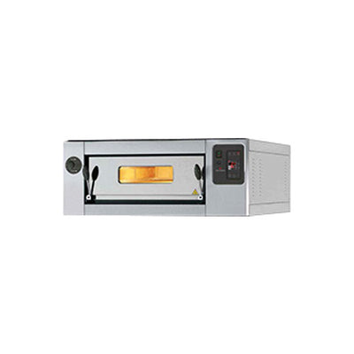 Four a pizza elec gamme cl stand 6 pizzas en profondeur diam.30mm sole pierre refractaire superposable — Italforni
