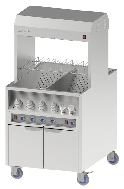 Poste de salage chauffe sauce traversant 800