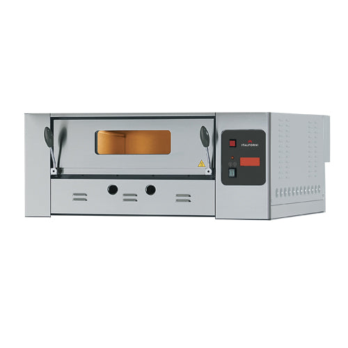 Four a pizza gaz gamme eco gaz 4 pizzas diam.30mm superposable — Italforni