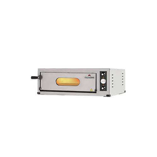 Four a pizza elec gamme ek 4 pizzas diam.32mm 1 niveau sole pierre refractaire — Italforni