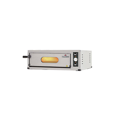 Four a pizza elec gamme ek 6 pizzas diam.32mm 1 niveau sole pierre refractaire — Italforni