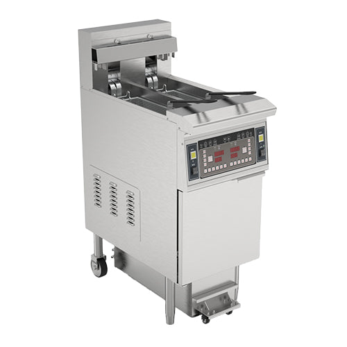 Friteuses électriques gamme american avec filtration 2 cuves 2x 12 l — Technitalia essential