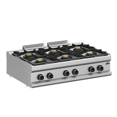 Rechaud a gaz 6 feux 6x7kw — Technitalia essential
