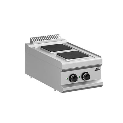 Rechaud electrique 2 plaques carrees 2x2,6kw — Technitalia essential