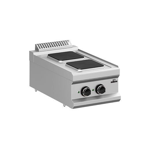 Rechaud electrique 2 plaques carrees 2x2,6kw — Technitalia essential