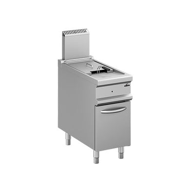 Friteuse a gaz 18l 1 cuve dot: 1 panier/cuve // dim panier: 270x360x140 — Technitalia essential