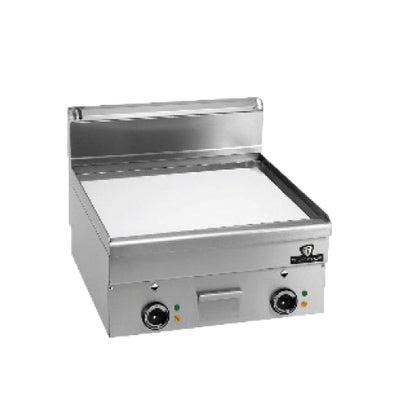 Plaque a snacker electrique lisse acier long 600 temperature de 50 a 300°c — Technitalia essential