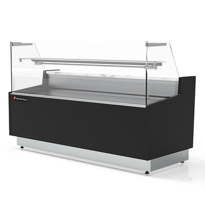 Vitrine comptoir atena lux avec reserve longueur 1980 — Technitalia essential