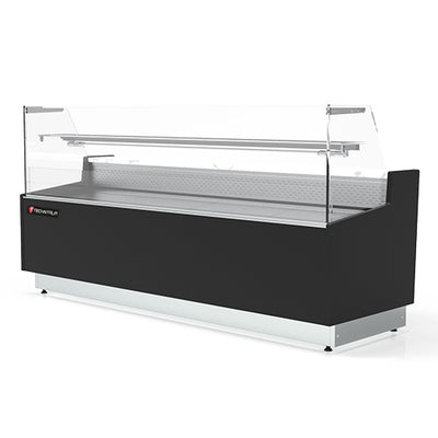 Vitrine comptoir atena lux avec reserve longueur 2480 — Technitalia essential