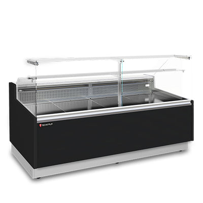 Vitrine comptoir eco lux avec reserve longueur 1480 — Technitalia essential