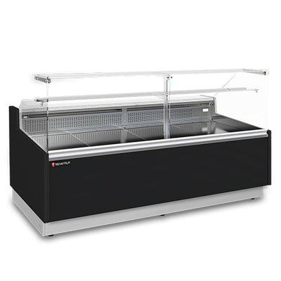 Vitrine comptoir eco lux avec reserve longueur 2480 — Technitalia essential