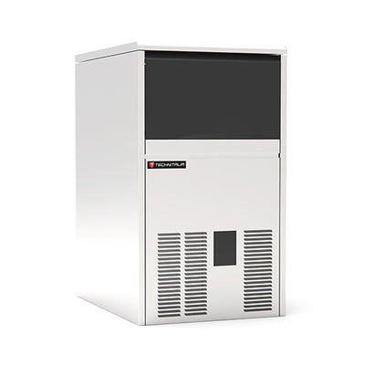 Machine a glacon systeme a aspersion refroidissement a air 38kg/24h reserve : 11,5kg/575glacons — Technitalia gold