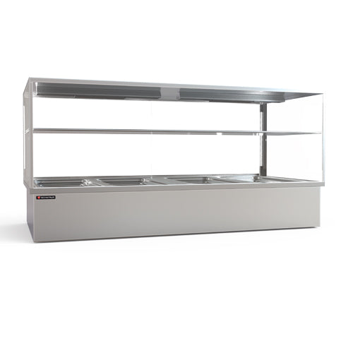 Vitrine bain marie 4 bacs gn1/1 bacs gn non inclus — Technitalia essential