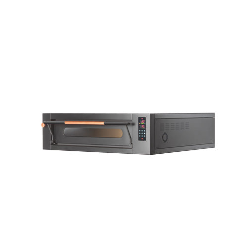 Four a pizza elec gamme visor 9 pizzas diam.35mm resistance dans chambre pierre refractaire superposable — Italforni