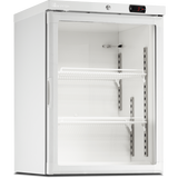 MARECOS Mini armoire porte vitrée - température négative (-22/-18°C) - Extérieur blanc - Volume : 115L - vue avant