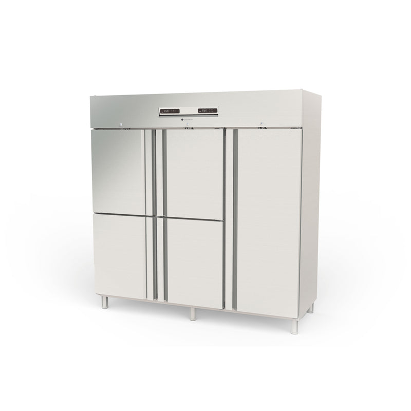 CORECO Armoire GN2/1 bi-température 1 p. + 4 portillons - vue avant