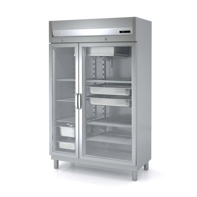 DOCRILUC Armoire GN1/1 + GN2/1 positive 2 portes - vue avant