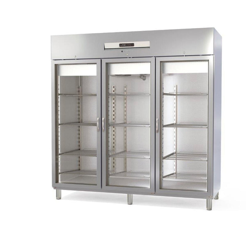 CORECO Armoire GN2/1 côtés emboutis positive 3 portes - vue avant