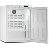 MARECOS Mini armoire porte pleine - température positive (+1/+8°C) - Extérieur blanc - Volume : 122L - vue avant
