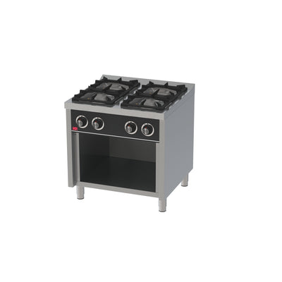 HR FAINCA Fourneau 4 feux vifs s/750  sur placard - vue avant