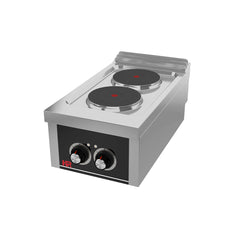 HR FAINCA Fourneau électrique 2 plaques s/750 á poser - vue avant