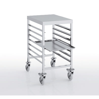ERATOS Echelle basse pâtissière en inox - vue avant