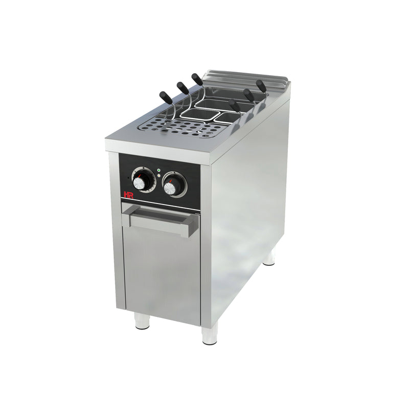 HR FAINCA Cuiseur à pâtes électrique. 40L Série 900 sur placard - vue avant