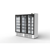 CORECO Armoire  gourmet 3 porte vitrée positive - vue intérieure