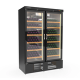 CORECO Armoire à vin bi-température 2 portes - vue avant