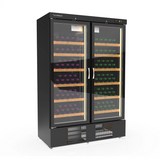 CORECO Armoire à vin bi-température 2 portes - vue intérieure