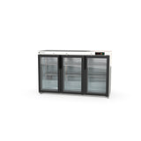 CORECO Arrière-bar positif H.850 3 p. vitrées battantes - vue avant