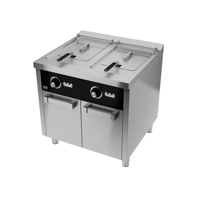 HR FAINCA Friteuse  15l+15l série 750 sur placard - vue avant