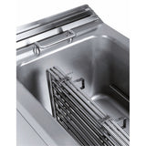 HR FAINCA Friteuse 22L + 22L Triphasée Série 900 sur placard - vue intérieure