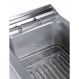 HR FAINCA Friteuse 22L Triphasée Série 900 sur placard - détail produit