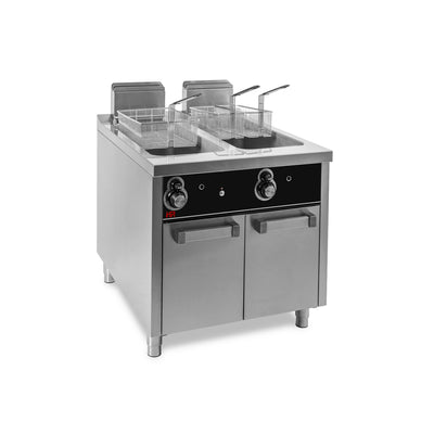 HR FAINCA Friteuse 20L + 20L Série 900 sur placard - vue avant