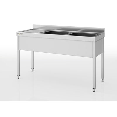 ERATOS Plonge standard série 600 en inox - vue avant
