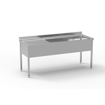ERATOS Plonge grande capacité série 700 en inox - vue avant