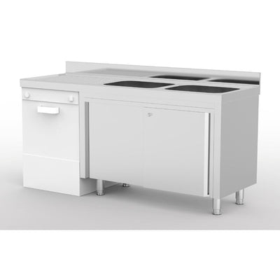 ERATOS Plonge lave-vaisselle incorporé - vue avant