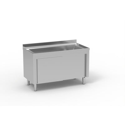 ERATOS Meuble plonge inox - vue avant