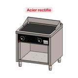 HR FAINCA Fry-top 750  acier rectifié 800 sur placard - fiche technique