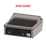 HR FAINCA Fry-top 750 acier rectifié  800 á poser - fiche technique