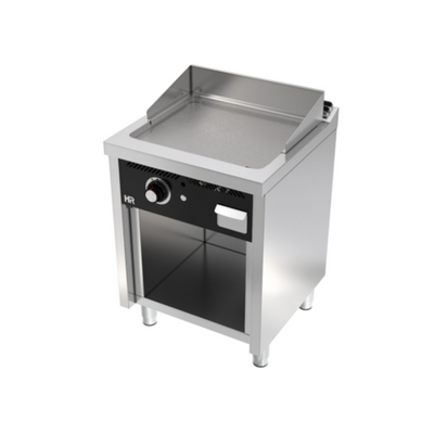 HR FAINCA Fry-top s/600 acier rectifié 600 sur placard - vue avant