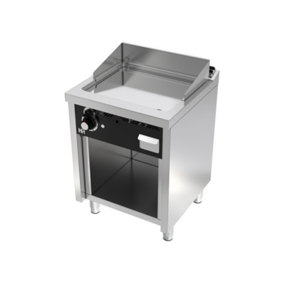 HR FAINCA Fry-top s/600 chromée 600  sur placard - vue avant