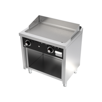 HR FAINCA Fry-top s/600  acier rectifié 800 sur placard - vue avant
