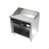 HR FAINCA Fry-top s/600 chromée 800  sur placard - vue avant