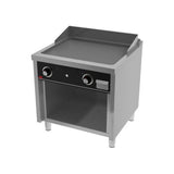 HR FAINCA Fry-top 750  acier rectifié 800 sur placard - vue avant